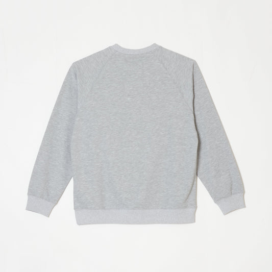 Rallysスウェット(トップス・ライトグレー)|卓球用薄手スウェット