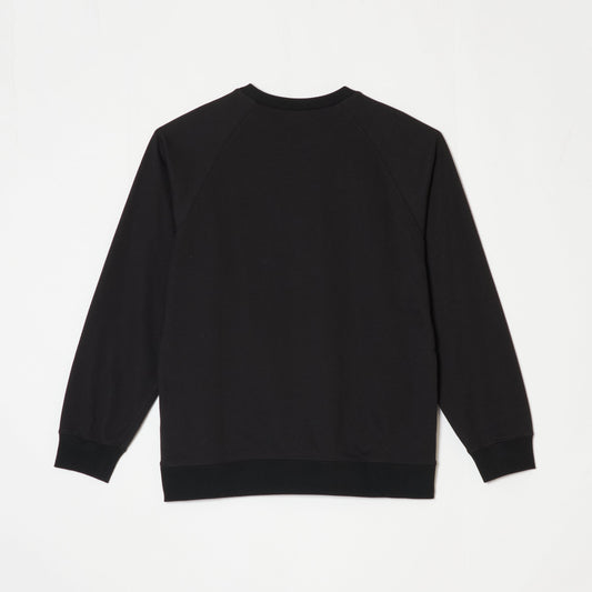 Rallysスウェット(トップス・ブラック)|卓球用薄手スウェット