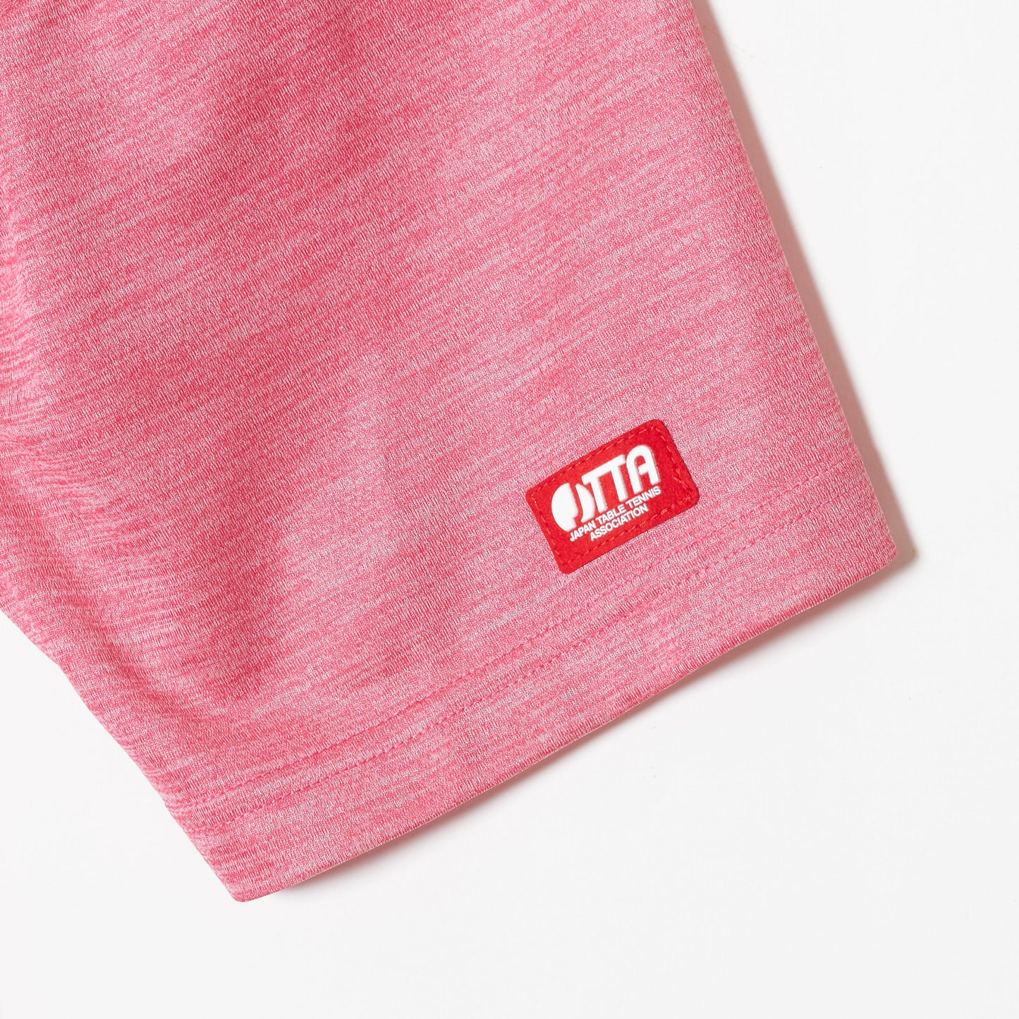 Rallys Tシャツ(ヘザーピンク・ロゴ大)|公式戦でも使える卓球Tシャツ