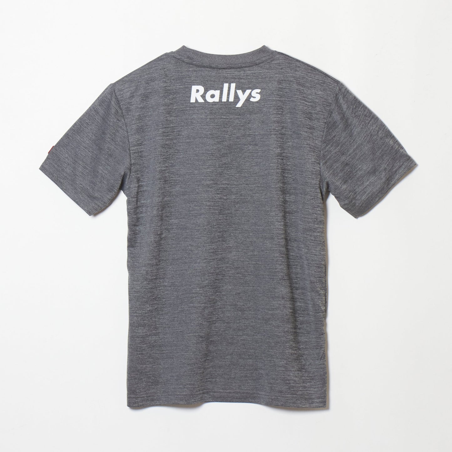 Rallys Tシャツ(ヘザーグレー・ロゴ小)|公式戦でも使える卓球Tシャツ