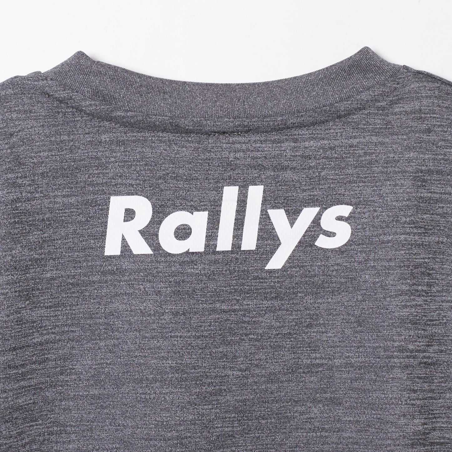 Rallys Tシャツ(ヘザーグレー・ロゴ小)|公式戦でも使える卓球Tシャツ