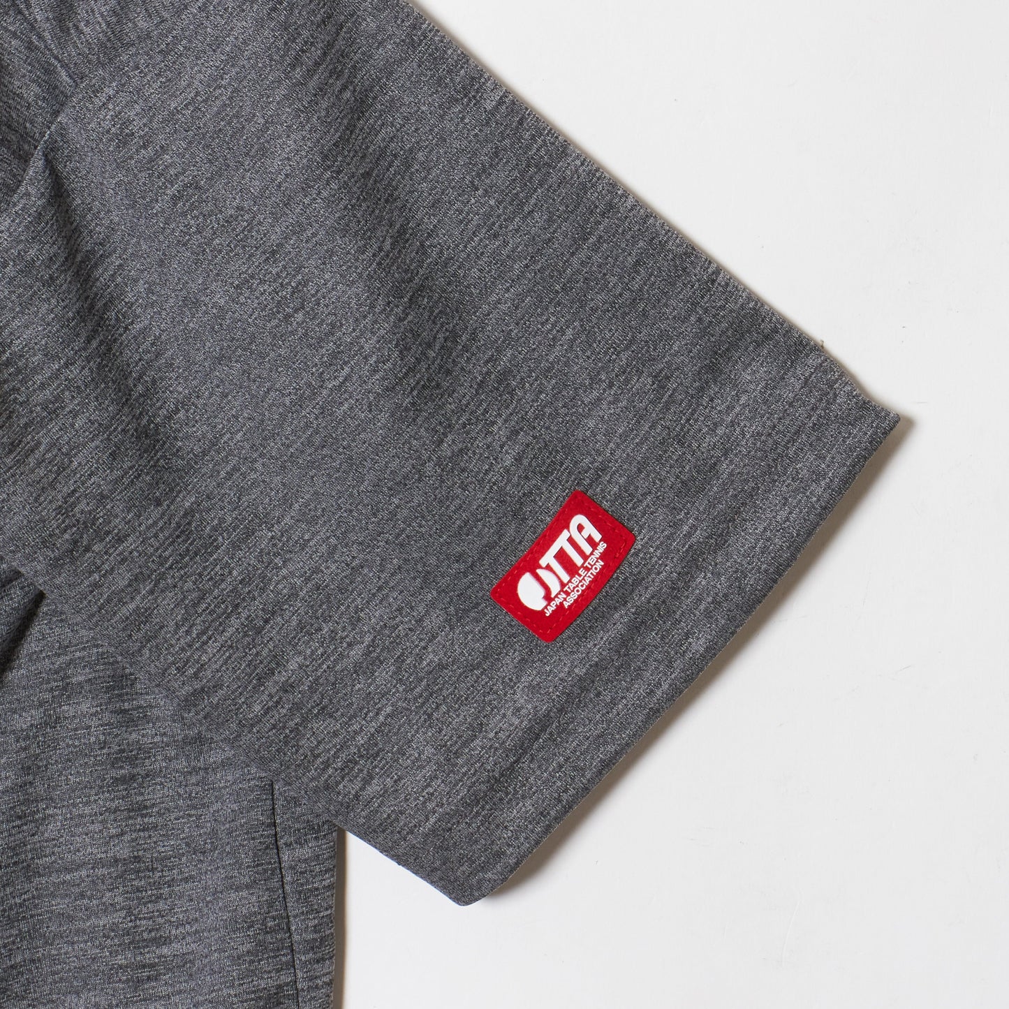 Rallys Tシャツ(ヘザーグレー・ロゴ小)|公式戦でも使える卓球Tシャツ