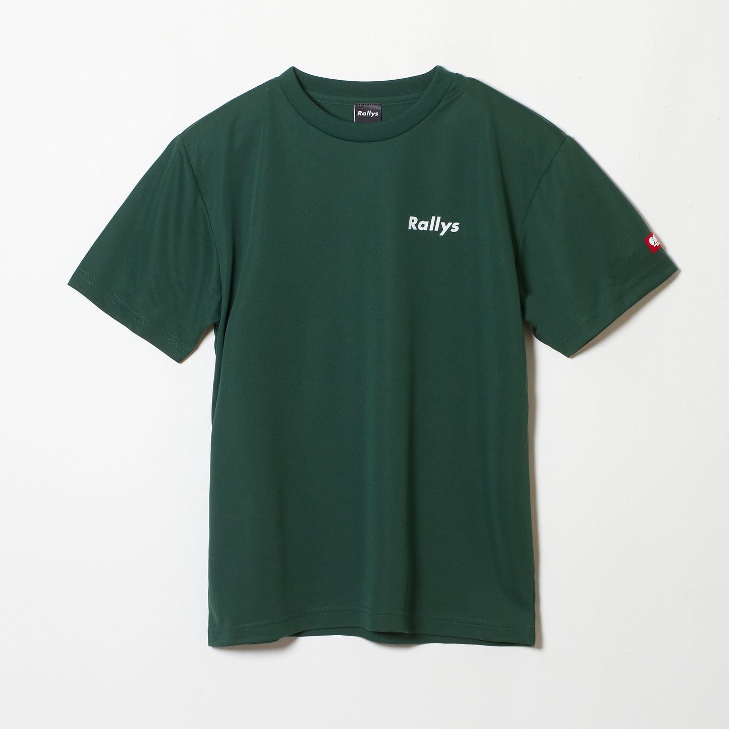 Rallys Tシャツ(アイビーグリーン・ロゴ小)|公式戦でも使える卓球Tシャツ