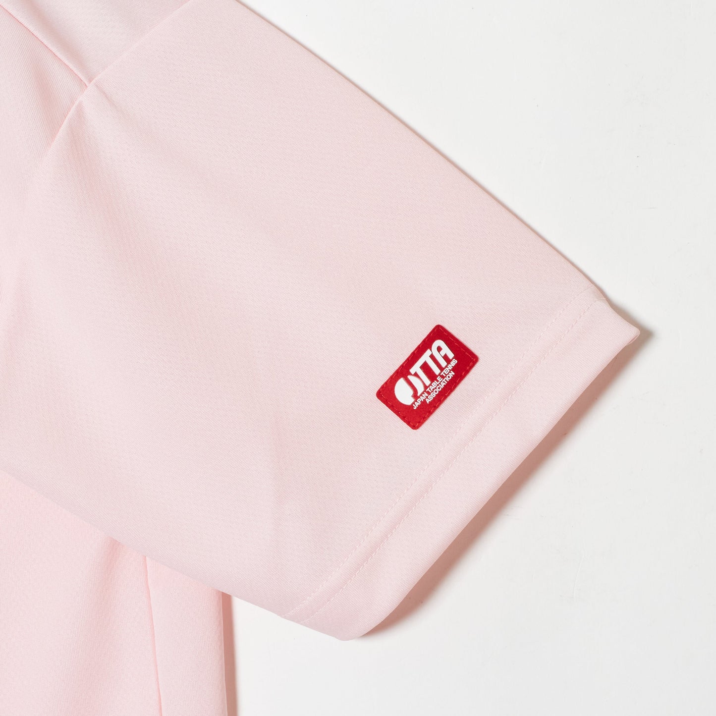 Rallys Tシャツ(ピンク・ロゴ小)|公式戦でも使える卓球Tシャツ
