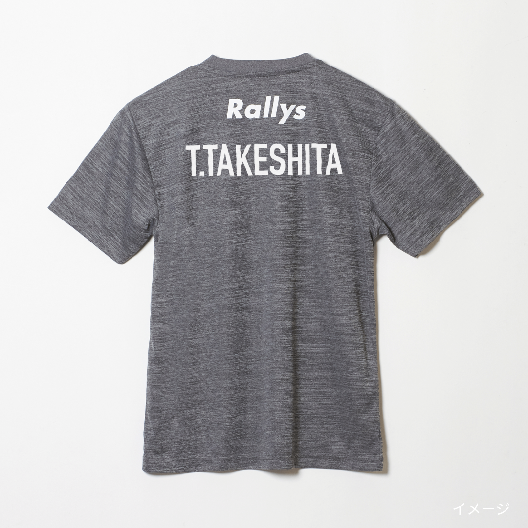 【SOLD OUT】【背ネーム入り】Rallys Tシャツ(ヘザーカラー)