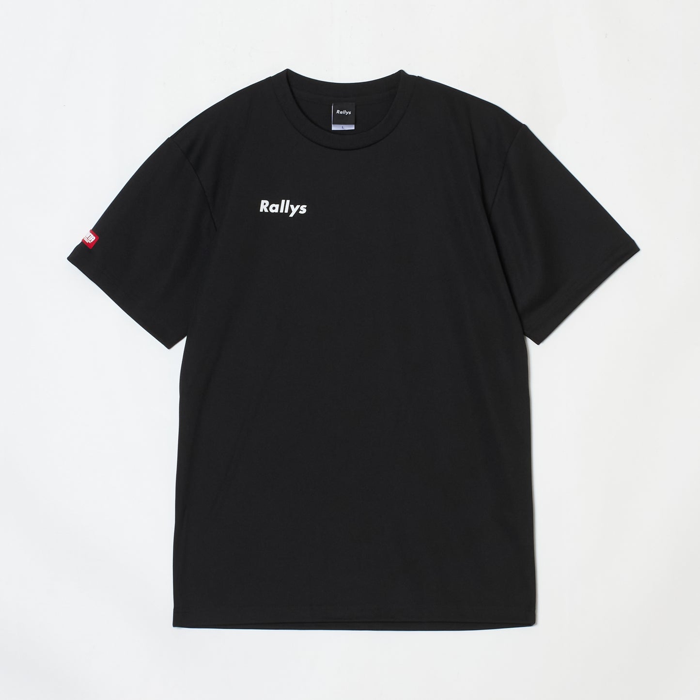 Rallys Tシャツ（学販用ブラック・ロゴ小・背面ロゴなし）