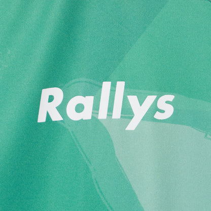 Rallys エーリオシャツ（オーシャングリーン）｜公式戦で使える卓球ウェア