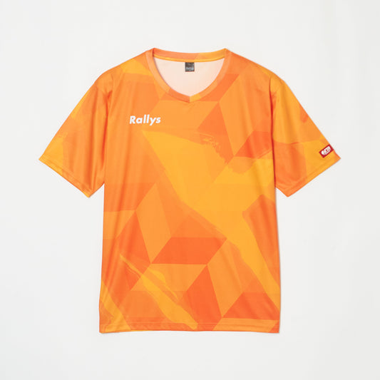 Rallys エーリオシャツ（フレイムオレンジ）｜公式戦で使える卓球ウェア