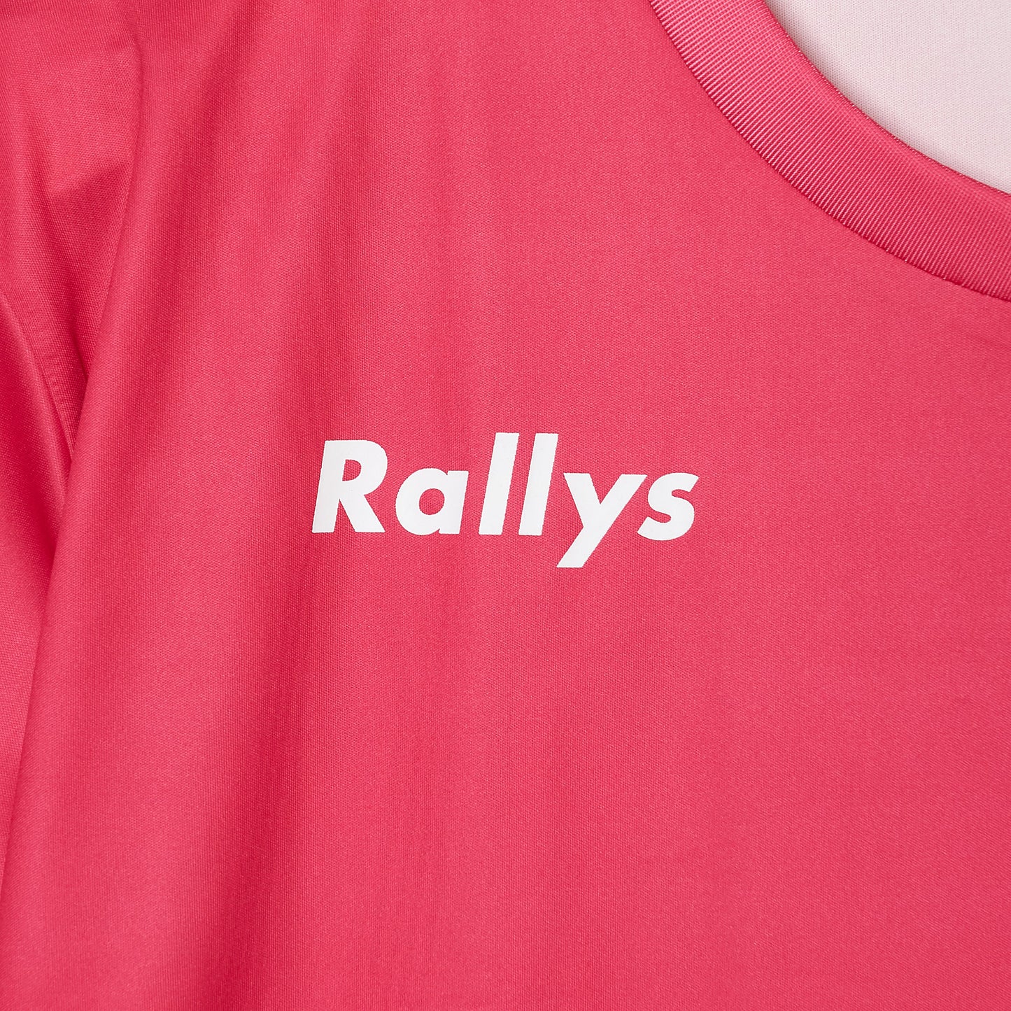 Rallysツールフウェア（ピンク）｜トップス｜公式戦で使える卓球ウェア｜小林りんごデザイン監修