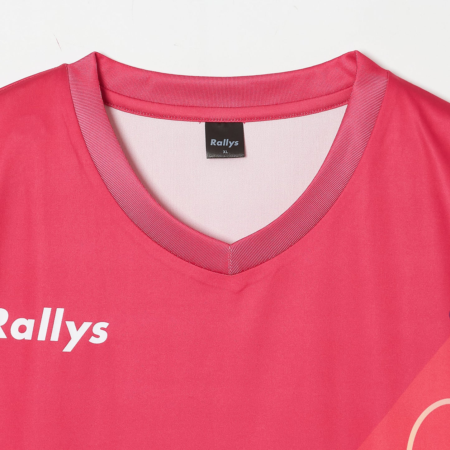 Rallysツールフウェア（ピンク）｜トップス｜公式戦で使える卓球ウェア｜小林りんごデザイン監修