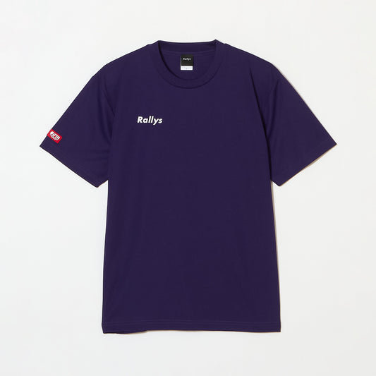 Rallys Tシャツ（ディープパープル・ロゴ小）｜公式戦でも使える卓球Tシャツ