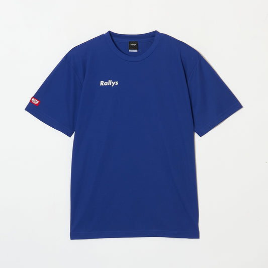 Rallys Tシャツ（マリンブルー・ロゴ小）｜公式戦でも使える卓球Tシャツ