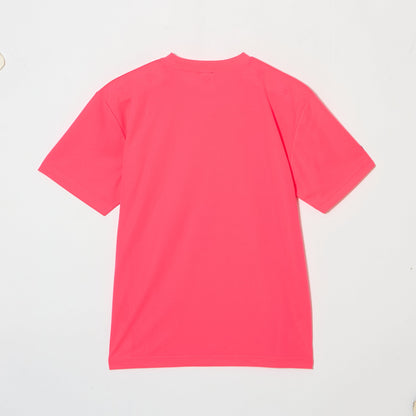 Rallys Tシャツ（ネオンピンク・ロゴ小）｜公式戦でも使える卓球Tシャツ