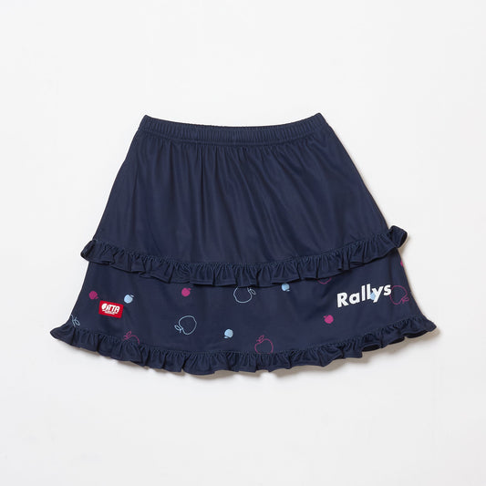 Rallysツールフウェア（ネイビー）｜フリルスコート｜公式戦で使える卓球ウェア｜小林りんごデザイン監修