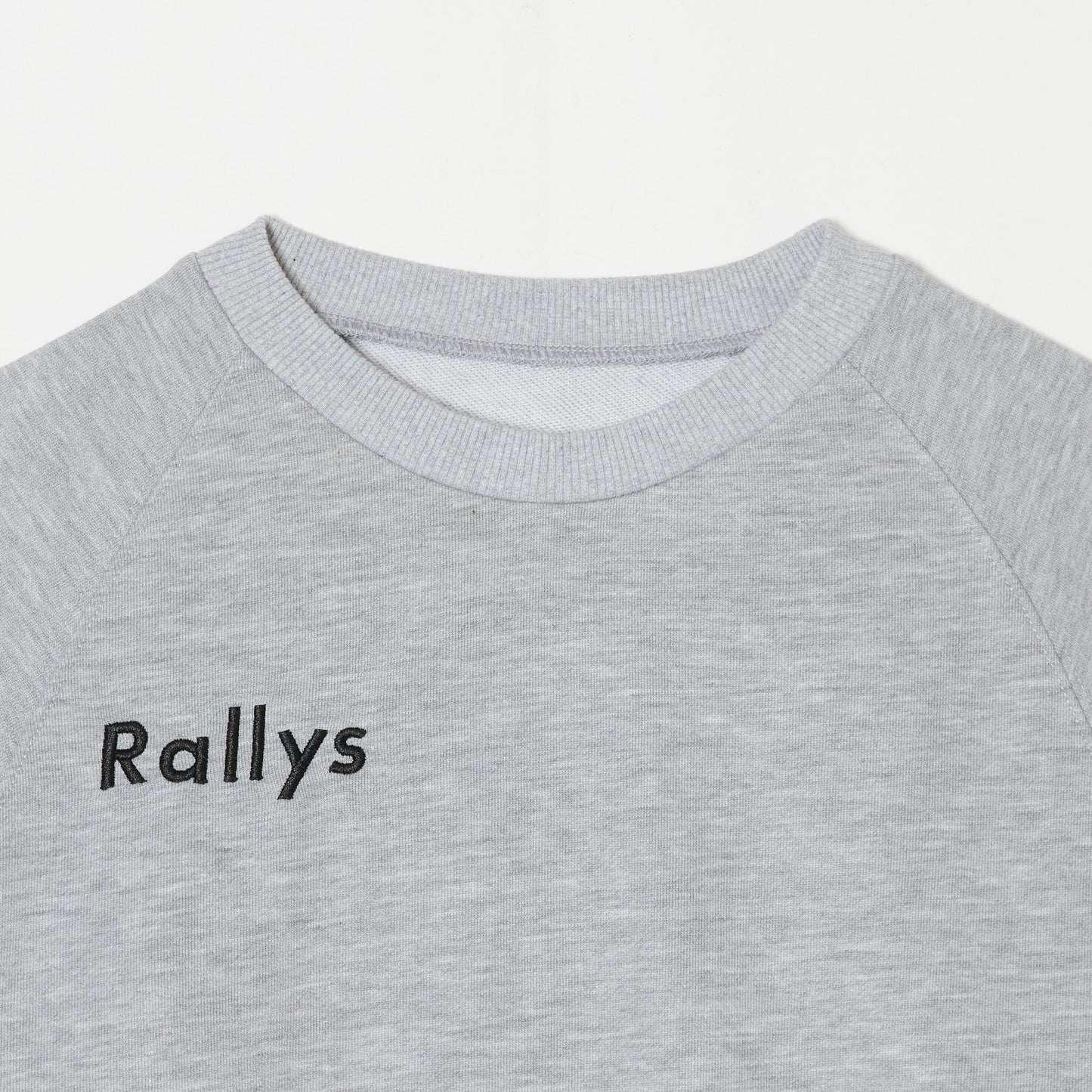 Rallysスウェット（トップス・ライトグレー）｜卓球用薄手スウェット