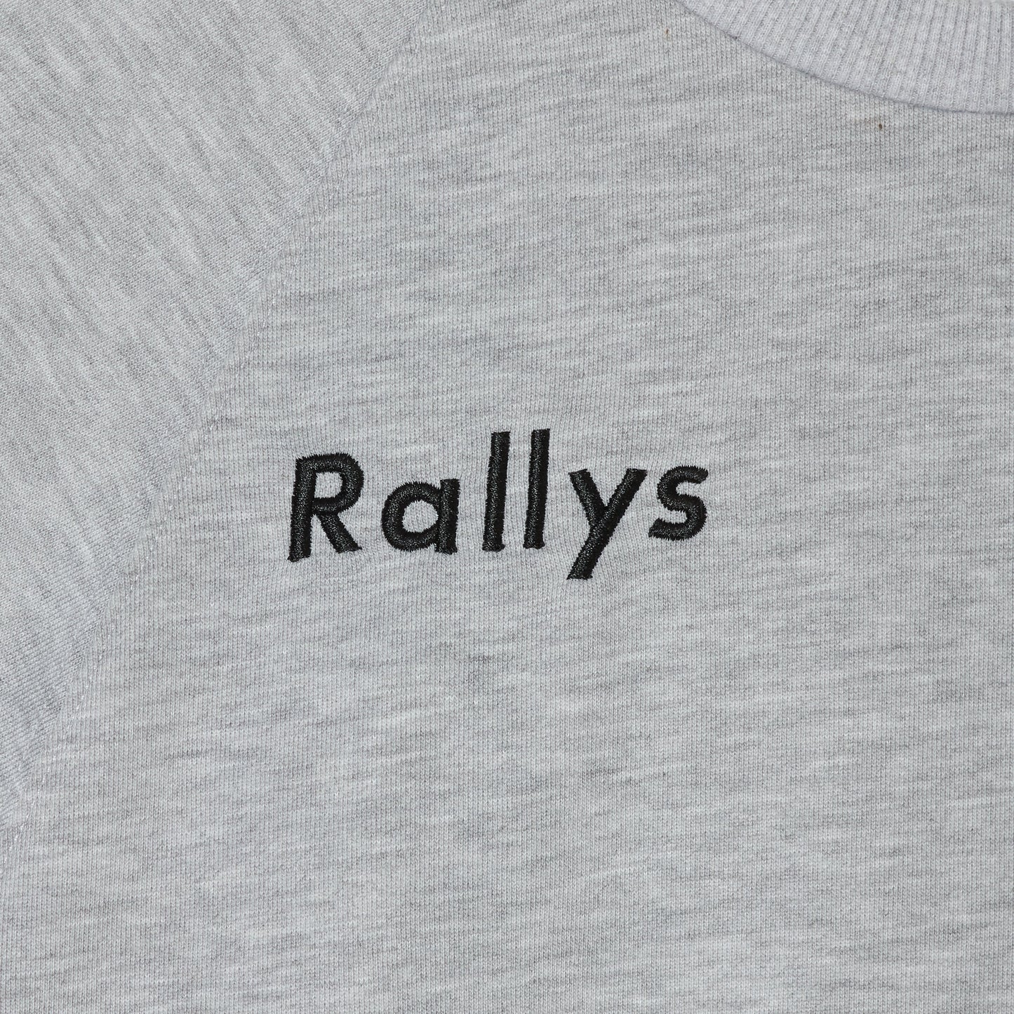 Rallysスウェット（トップス・ライトグレー）｜卓球用薄手スウェット