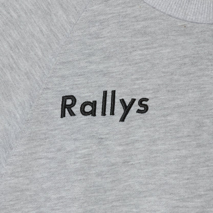 Rallysスウェット（トップス・ライトグレー）｜卓球用薄手スウェット