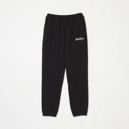 Rallysスウェット（パンツ・ブラック）｜卓球用薄手スウェット
