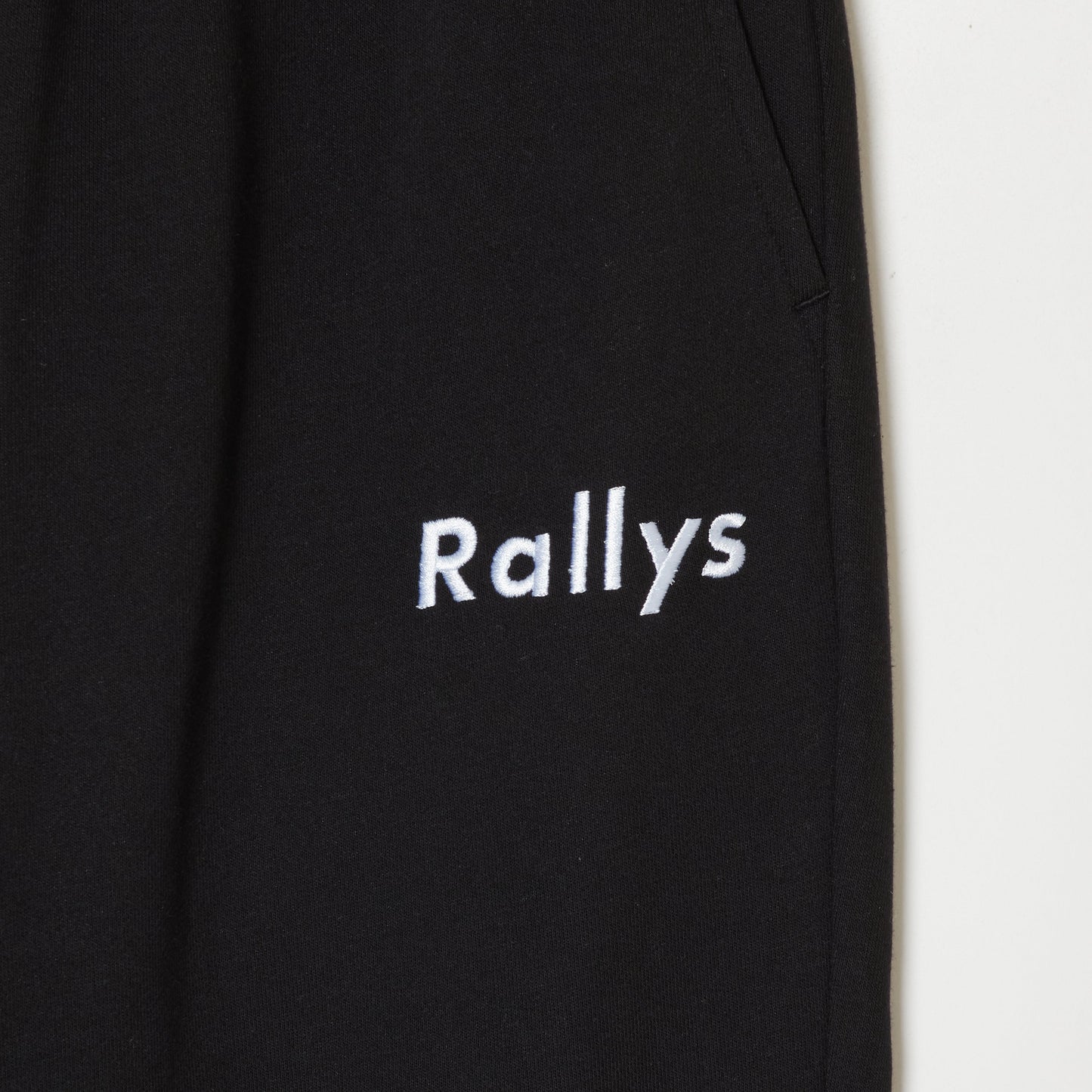 Rallysスウェット（パンツ・ブラック）｜卓球用薄手スウェット