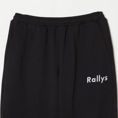 Rallysスウェット（パンツ・ブラック）｜卓球用薄手スウェット