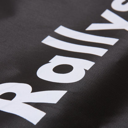Rallysシューズバック/ナップサック（ブラック）｜ 卓球シューズやウェア持ち運べる軽量ナップサック