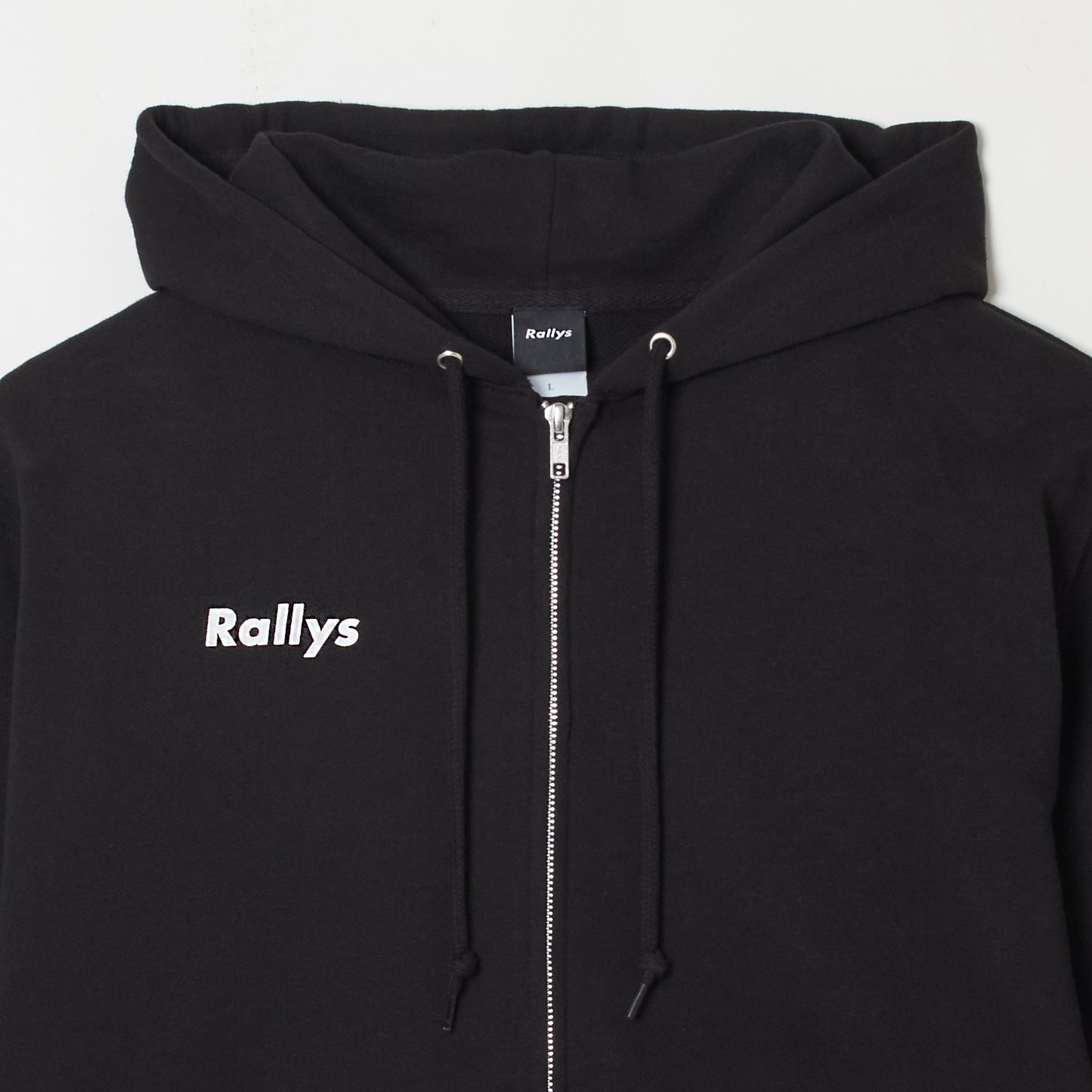 Rallysフルジップパーカー（ブラック）