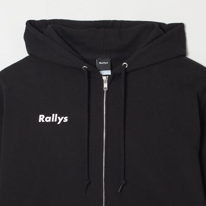 Rallysフルジップパーカー（ブラック）