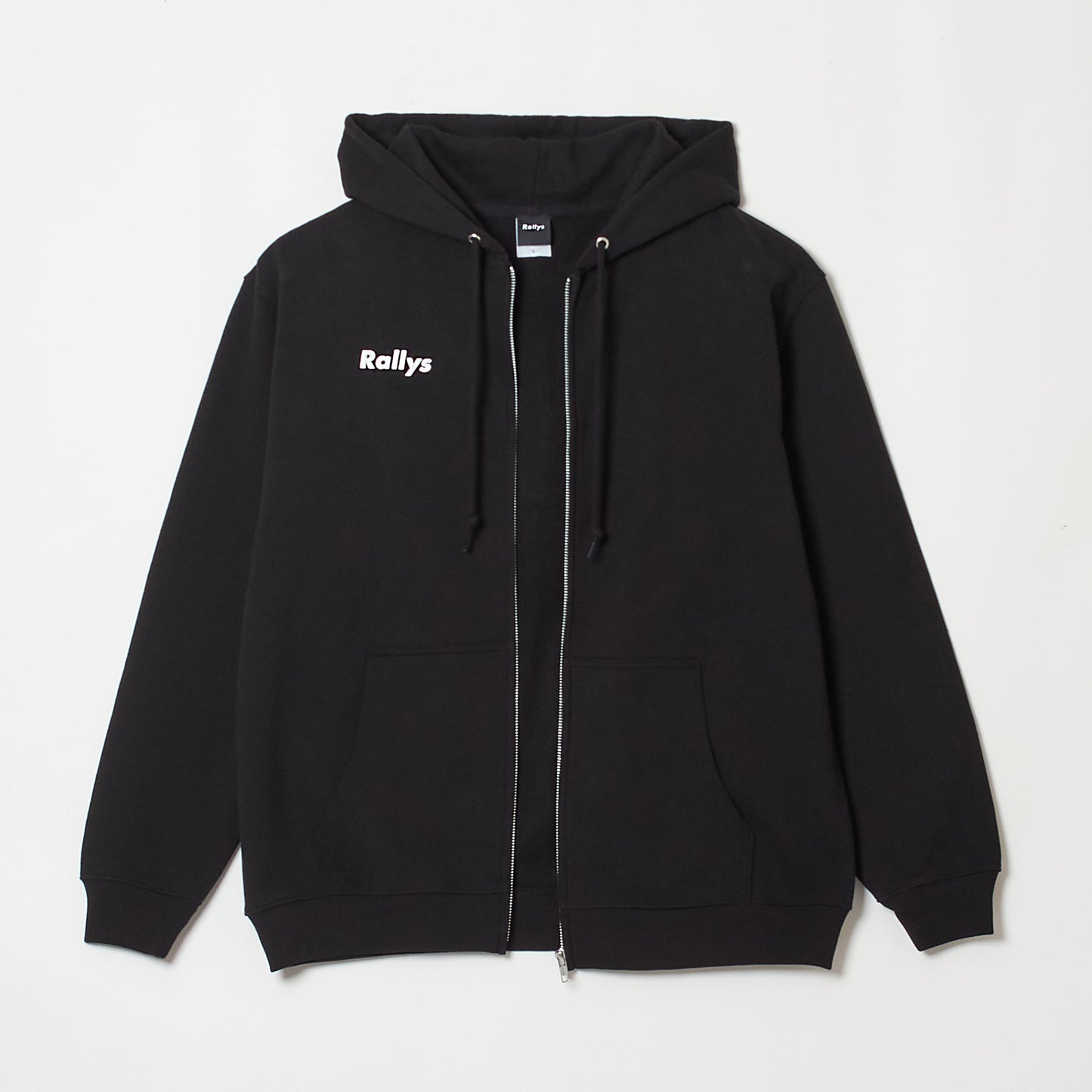 Rallysフルジップパーカー（ブラック）