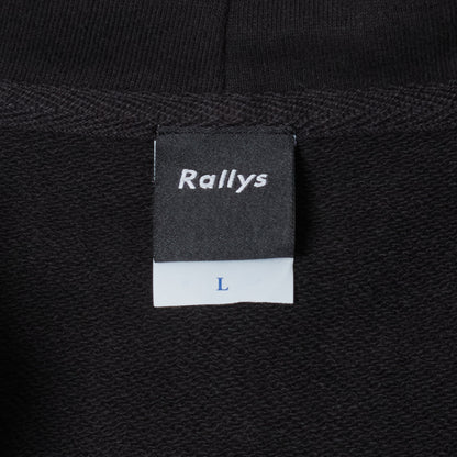 Rallysフルジップパーカー（ブラック）