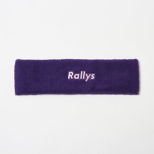 Rallys ヘアバンド（紫色・太）