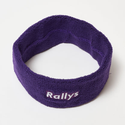 Rallys ヘアバンド（紫色・太）