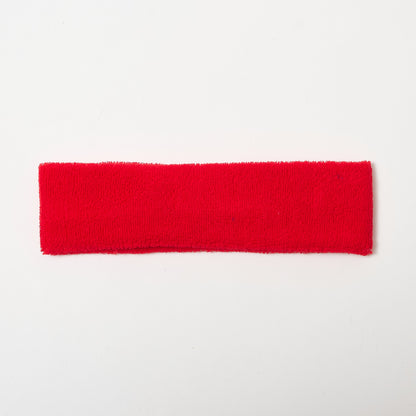 Rallys ヘアバンド（赤色・太）