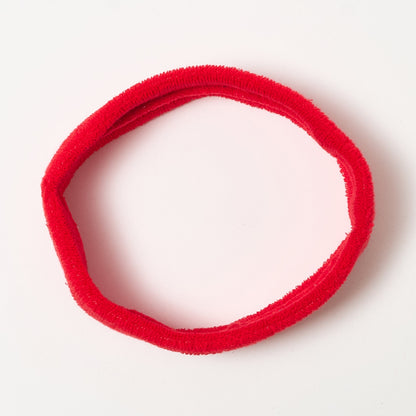 Rallys ヘアバンド（赤色・太）
