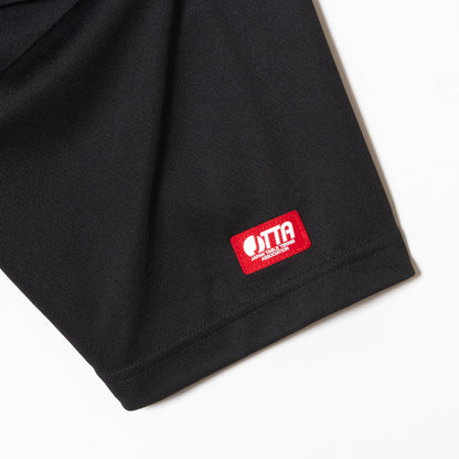 Rallys Tシャツ（ブラック・ロゴ大）｜公式戦でも使える卓球Tシャツ