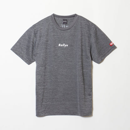 Rallys Tシャツ（ヘザーグレー・ロゴ小）｜公式戦でも使える卓球Tシャツ