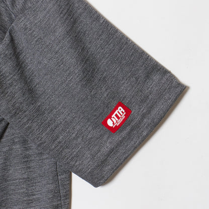 Rallys Tシャツ（ヘザーグレー・ロゴ小）｜公式戦でも使える卓球Tシャツ