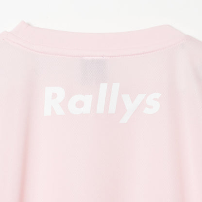 Rallys Tシャツ（ピンク・ロゴ小）｜公式戦でも使える卓球Tシャツ