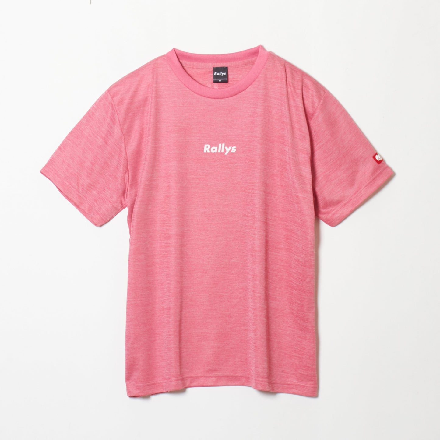 Rallys Tシャツ（ヘザーピンク・ロゴ小）｜公式戦でも使える卓球Tシャツ