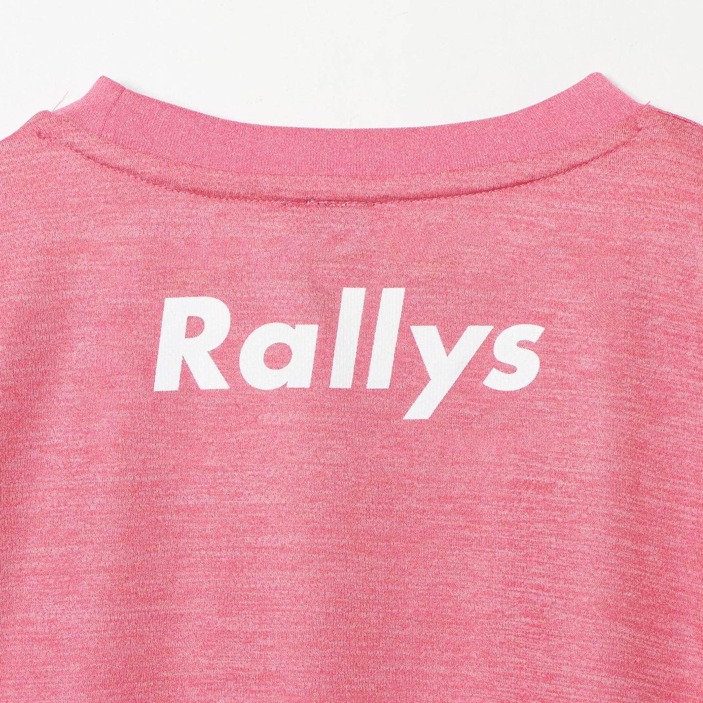 Rallys Tシャツ（ヘザーピンク・ロゴ小）｜公式戦でも使える卓球Tシャツ