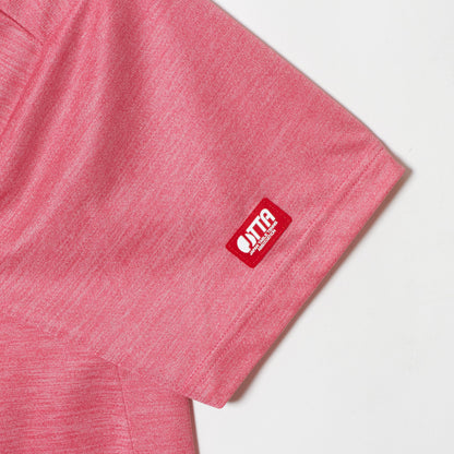 Rallys Tシャツ（ヘザーピンク・ロゴ小）｜公式戦でも使える卓球Tシャツ