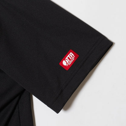 Rallys Tシャツ（ブラック・ロゴ小）｜公式戦でも使える卓球Tシャツ