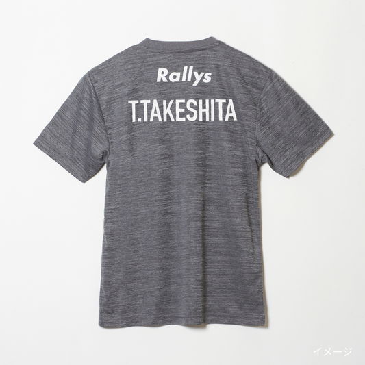 【SOLD OUT】【背ネーム入り】Rallys Tシャツ（ヘザーカラー）