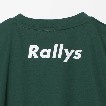 Rallys Tシャツ（アイビーグリーン・ロゴ大）｜公式戦でも使える卓球Tシャツ